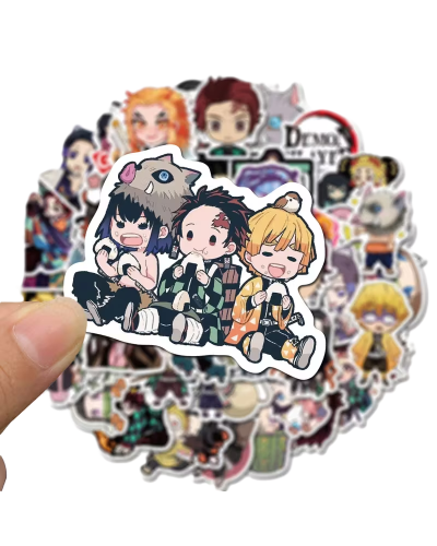 Набор стикеров "Demon Slayer" 50 шт