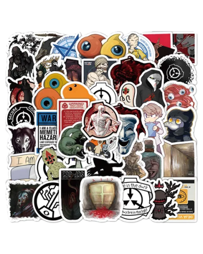 Набор стикеров "Scp Foundation" 60 шт