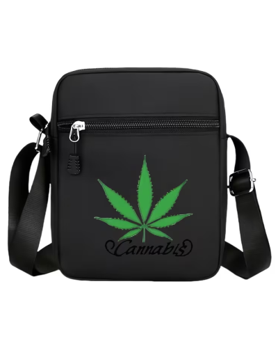 Cумка "Canabis" в чорному кольорі