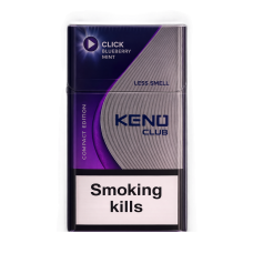 Сигарети Keno Club Compact Blueberry Mint Capsule (Чорниця М'ята) (20шт)