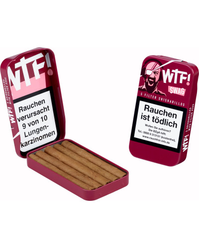 Сигариллы WTF! SHISHARILLO SWAG со вкусом вишни (5шт)