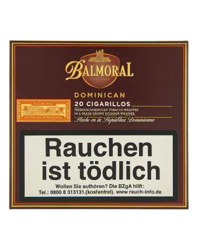 Сигарили BALMORAL Dominican Cigarillos (20шт)
