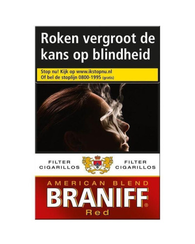Сигарили Braniff American Blend Red Filter (17шт)